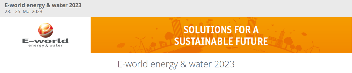 E-world - E-world energy & water 2023